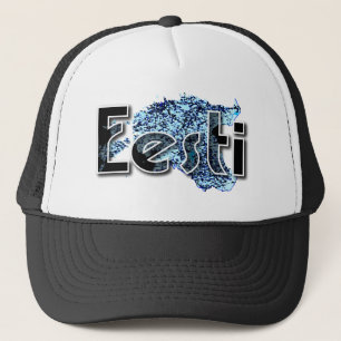 Estonia map trucker hat