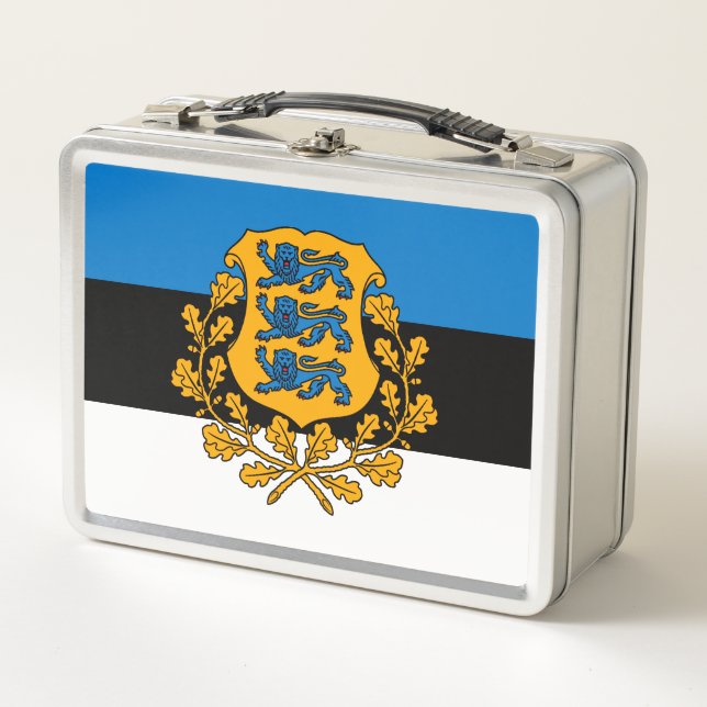 Estonia Metal Lunch Box (Front)