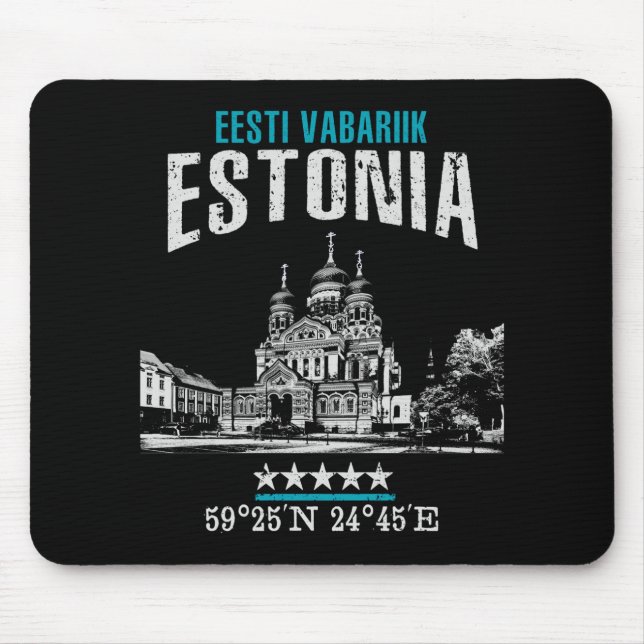 Estonia Mouse Mat (Front)
