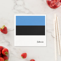 Estonia Napkins, Estonian flag party /sport fans