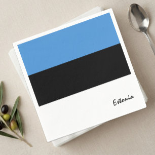 Estonia Napkins, Estonian flag party /sport fans Napkin