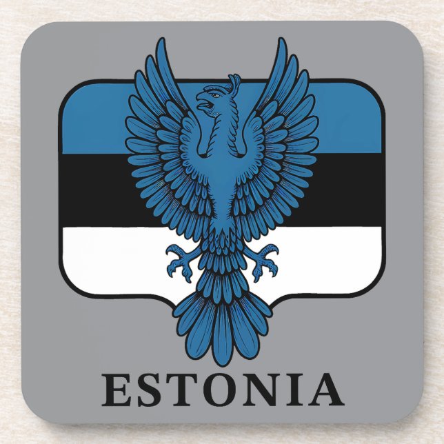 Estonia Northern Europe Coaster (Front)