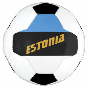 Estonia Patriotic Football & Estonian Flag