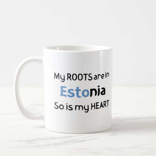 estonia roots coffee mug (Left)