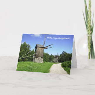 Estonian Birthday Card / Estland Geburtstag Karte