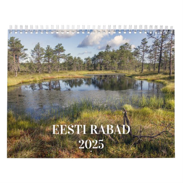 Estonian Bogs Calendar Eesti Rabad 2025 (Cover)