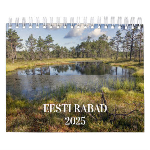 Estonian Bogs Calendar Eesti Rabad 2025