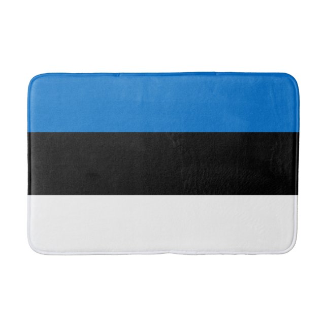 Estonian Flag Bath Mat (Front)