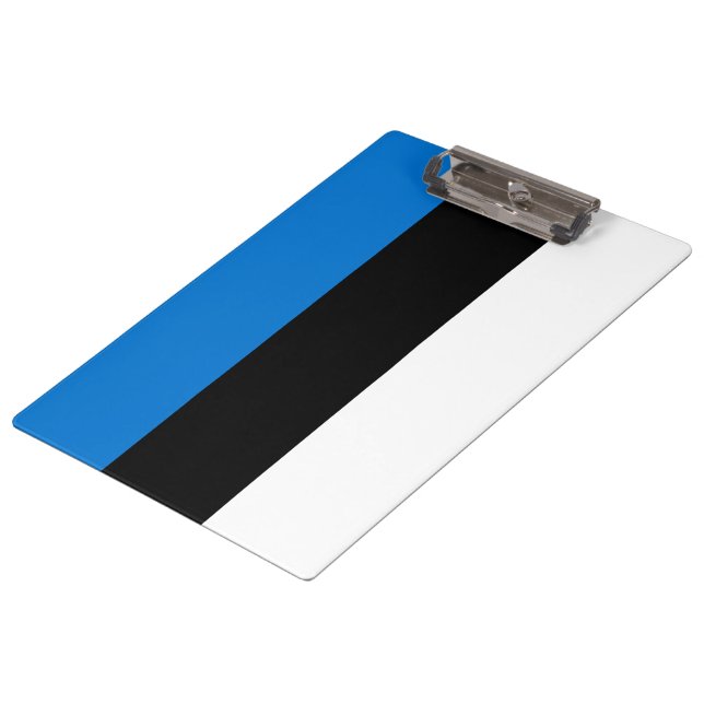 Estonian Flag Clipboard (Angled)