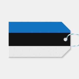 Estonian Flag Gift Tags