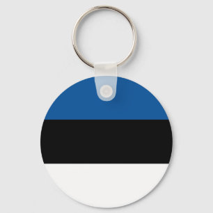 Estonian Flag Key Ring