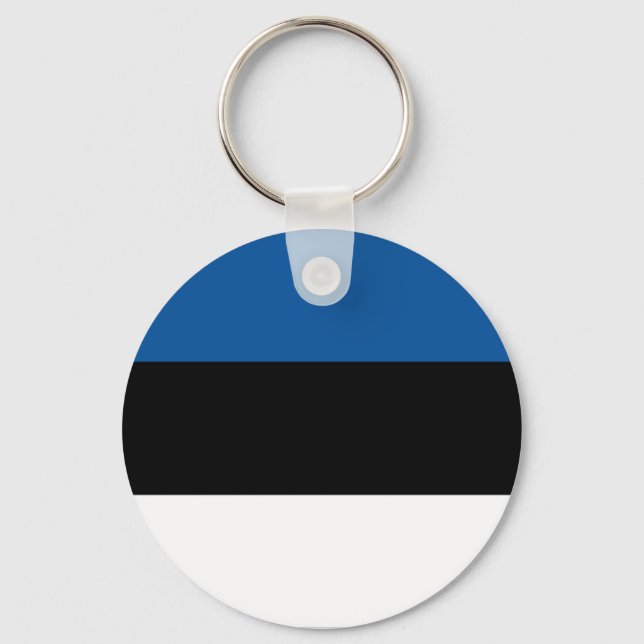 Estonian Flag Key Ring (Front)