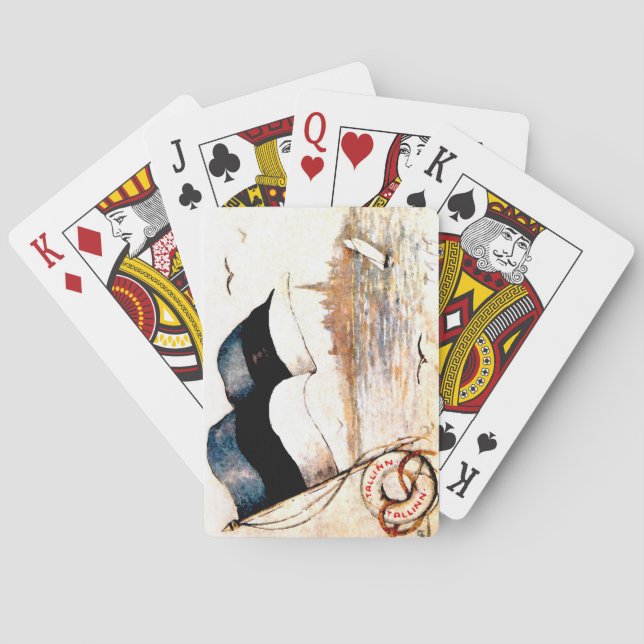 Estonian Flag Playing Cards (Back)