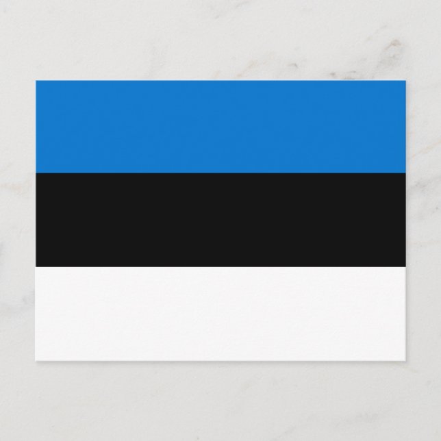 Estonian Flag Postcard (Front)
