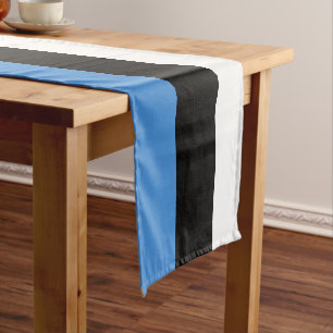 Estonian flag & Sports fan house decor / Estonia  Short Table Runner