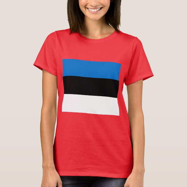 Estonian Flag T-Shirt (Front)