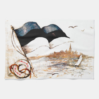 Estonian Flag Tea Towel