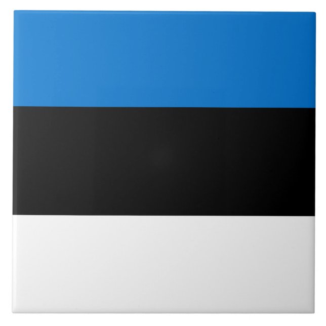 Estonian Flag Tile (Front)