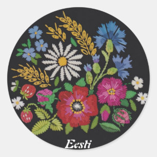 Estonian Wildflower Stickers