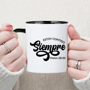 Estoy Contigo Siempre Spanish Christian Coffee Mug