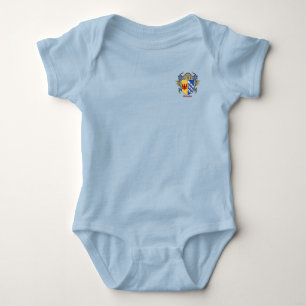 Estrada Historical Shield with Helm and Mantle Baby Bodysuit