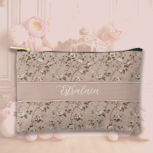 Estralaia Dusty Rose Pink Accessory Pouch