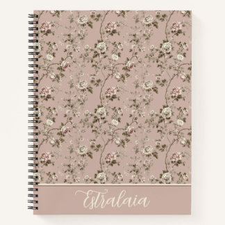 Estralaia Dusty Rose Pink Deluxe Notebook