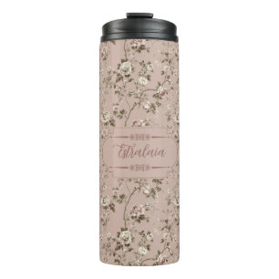 Estralaia Dusty Rose Pink Thermal Tumbler