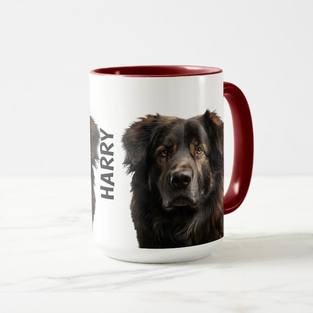 Estrela Mountain Dog Personalised  Mug (Front Right)
