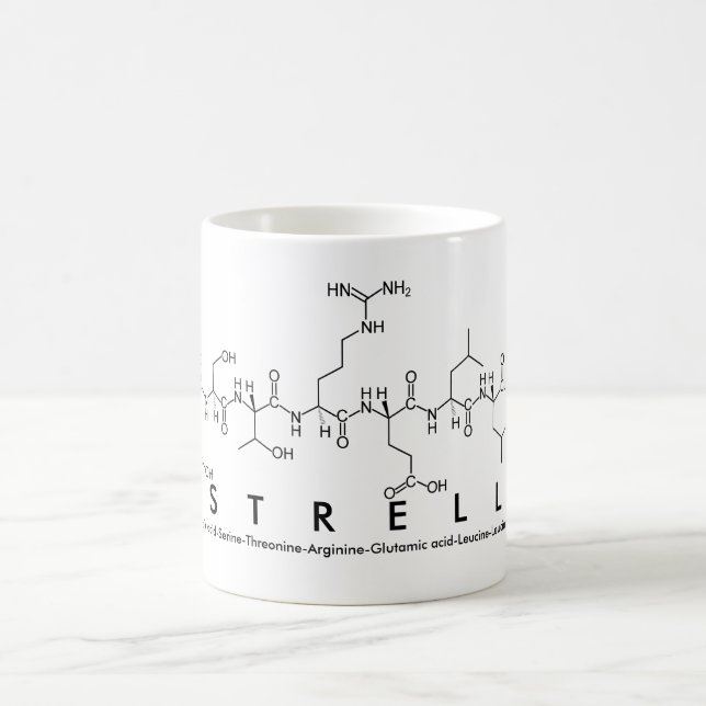 Estrella peptide name mug (Center)