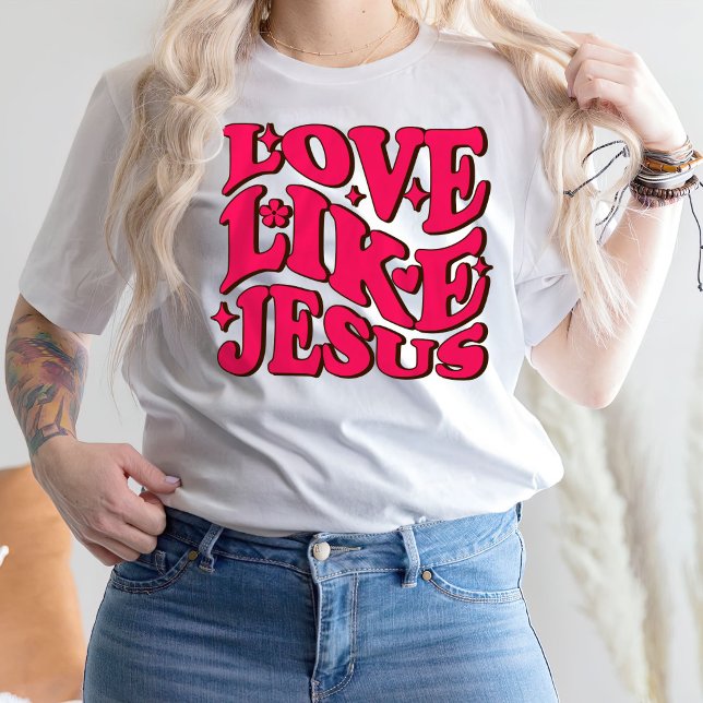 esus T Shirt, Religious Shirt, ,Love Like Jesus T-Shirt (Creator Uploaded)