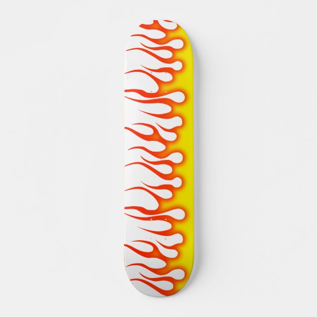 Esvoir Camo Mark FIYAH Skateboard (Front)