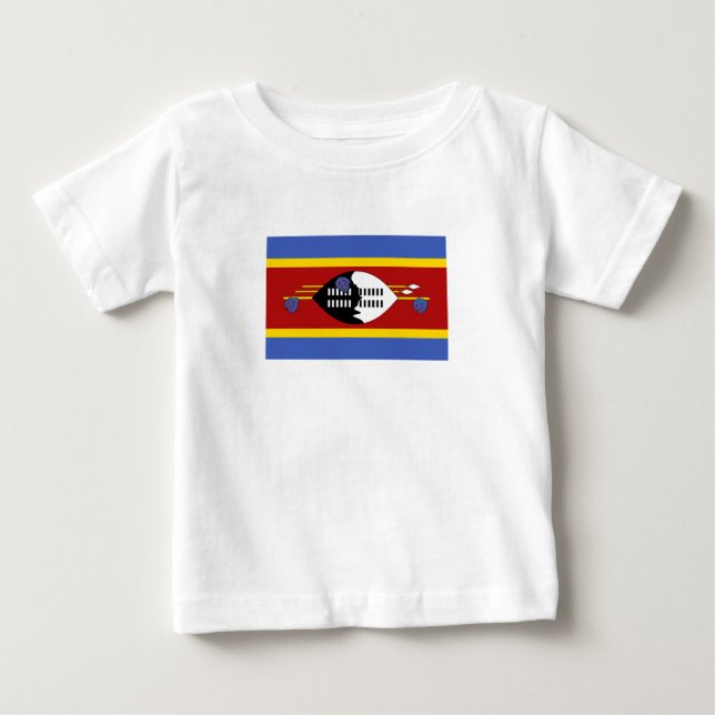 Eswatini Flag Baby T-Shirt (Front)
