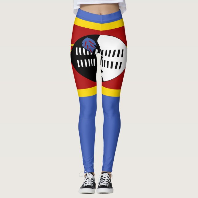 Eswatini flag Leggings (Front)