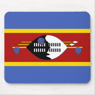 Eswatini Flag Mouse Mat