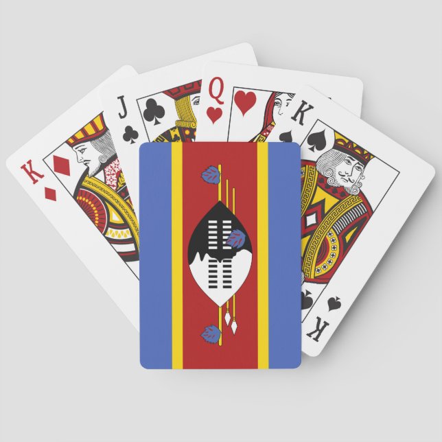 Eswatini Flag Playing Cards (Back)