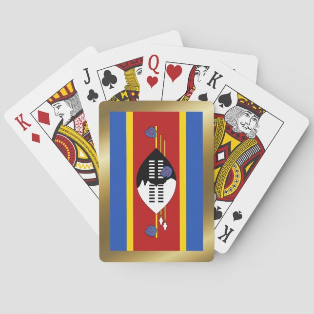 Eswatini Flag Playing Cards (Back)