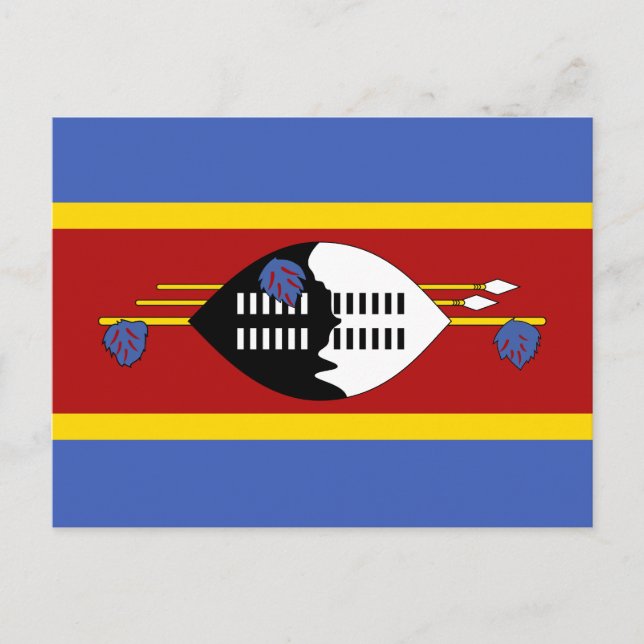 Eswatini Flag Postcard (Front)