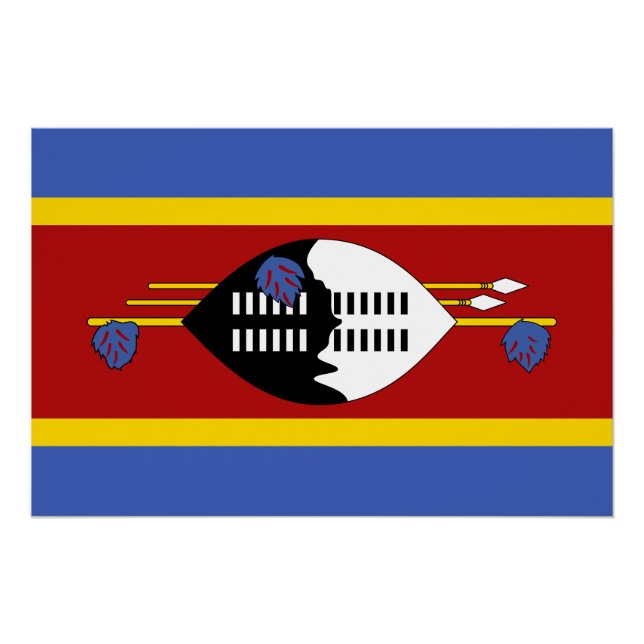 Eswatini Flag Poster (Front)