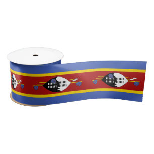Eswatini Flag Satin Ribbon