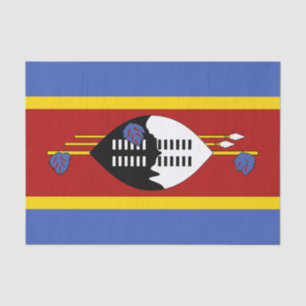 Eswatini Flag Tissue Paper