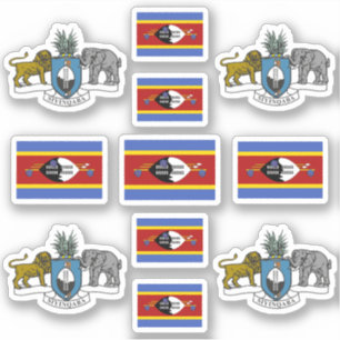 Eswatini- national symbols /Coat of arms and flag