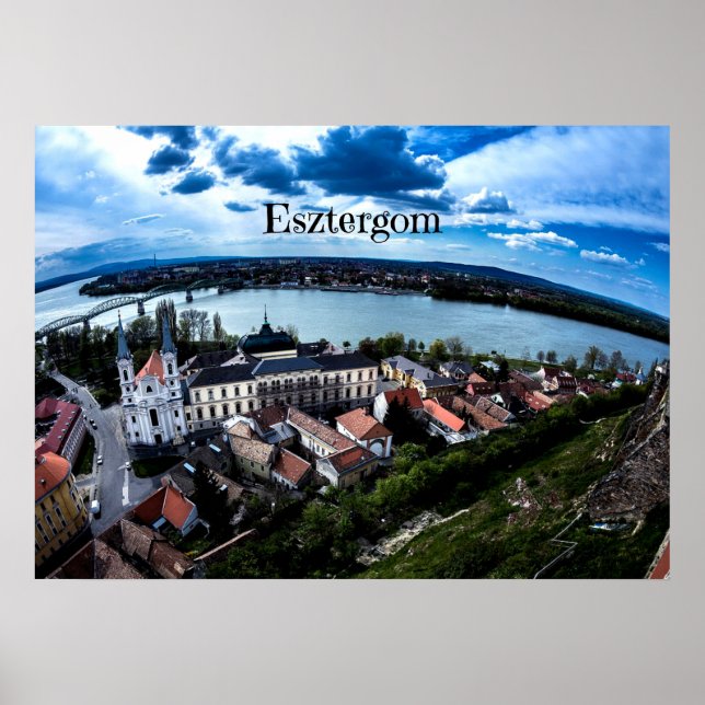 Esztergom landscape photograph poster (Front)