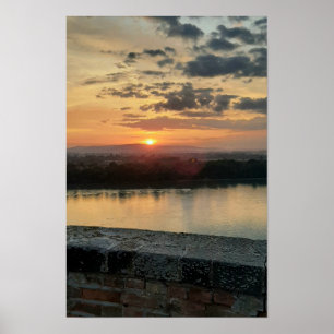 Esztergom Night Sky. Poster