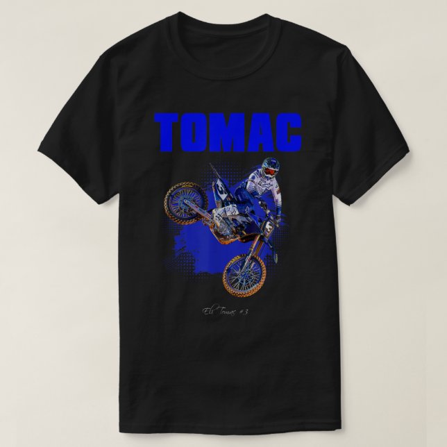 ET3 ELI 3 TOMAC SUPERCROSS MOTOCROSS STAR CHAMPION T-Shirt (Design Front)