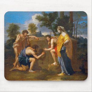 Et in Arcadia ego, Poussin Mouse Mat