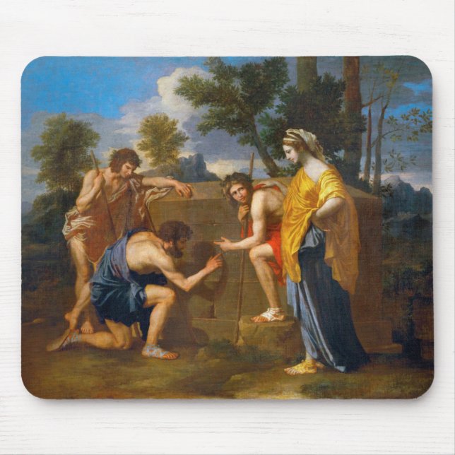 Et in Arcadia ego, Poussin Mouse Mat (Front)