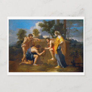 Et in Arcadia ego, Poussin Postcard