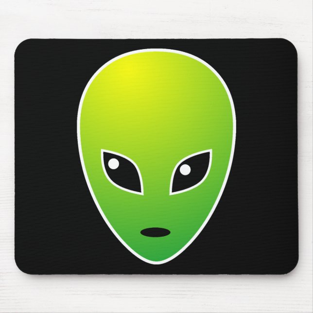 ET - on Black Mouse Mat (Front)
