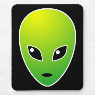 ET - on Black - Vertical Mouse Mat